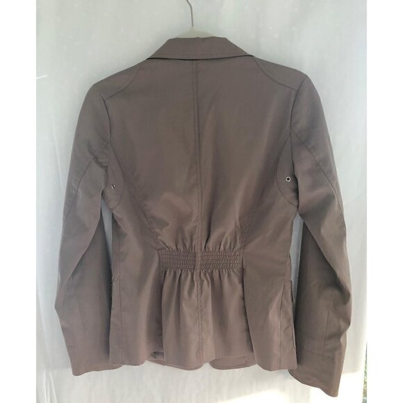 NWOT Cropped Vinyl Jacket - Picture 5 of 7